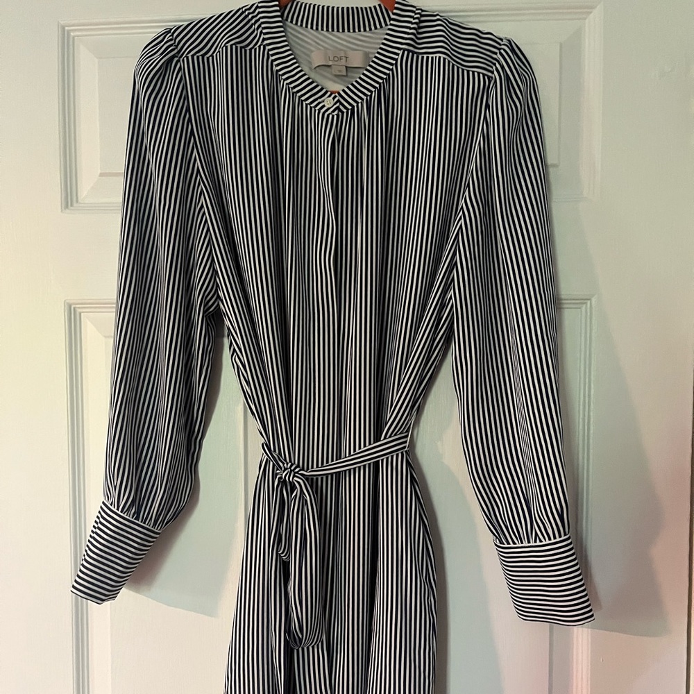 LOFT NWOT Striped Dress